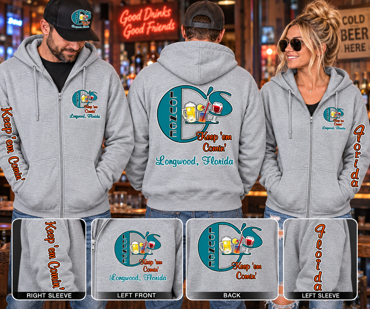 G's Lounge Zipper Hoodies
