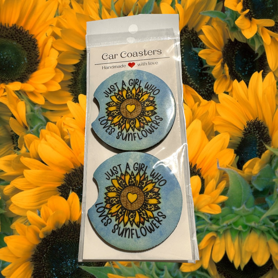 Car coaster - Just a girl