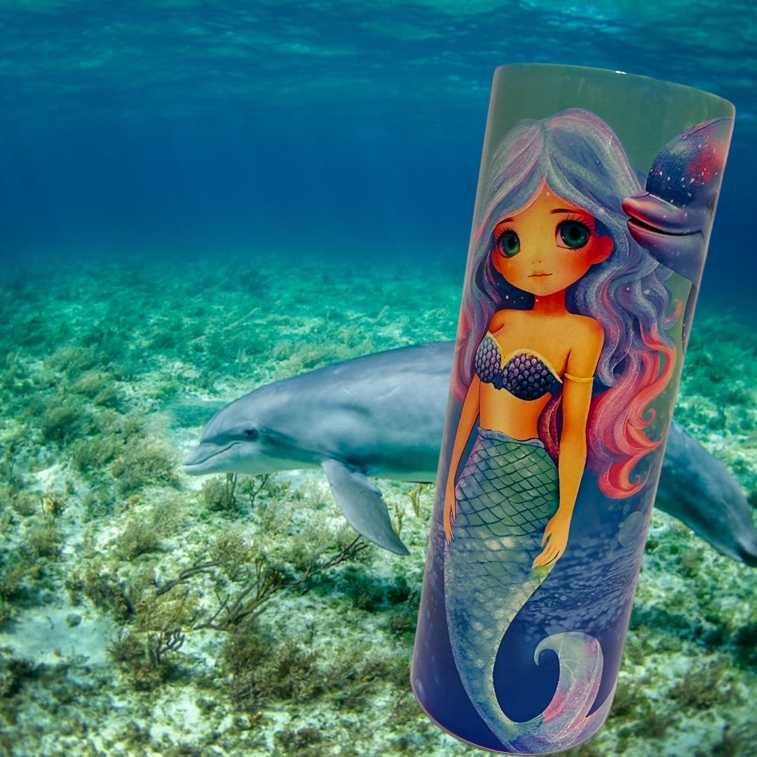 Mermaid and Dolphin