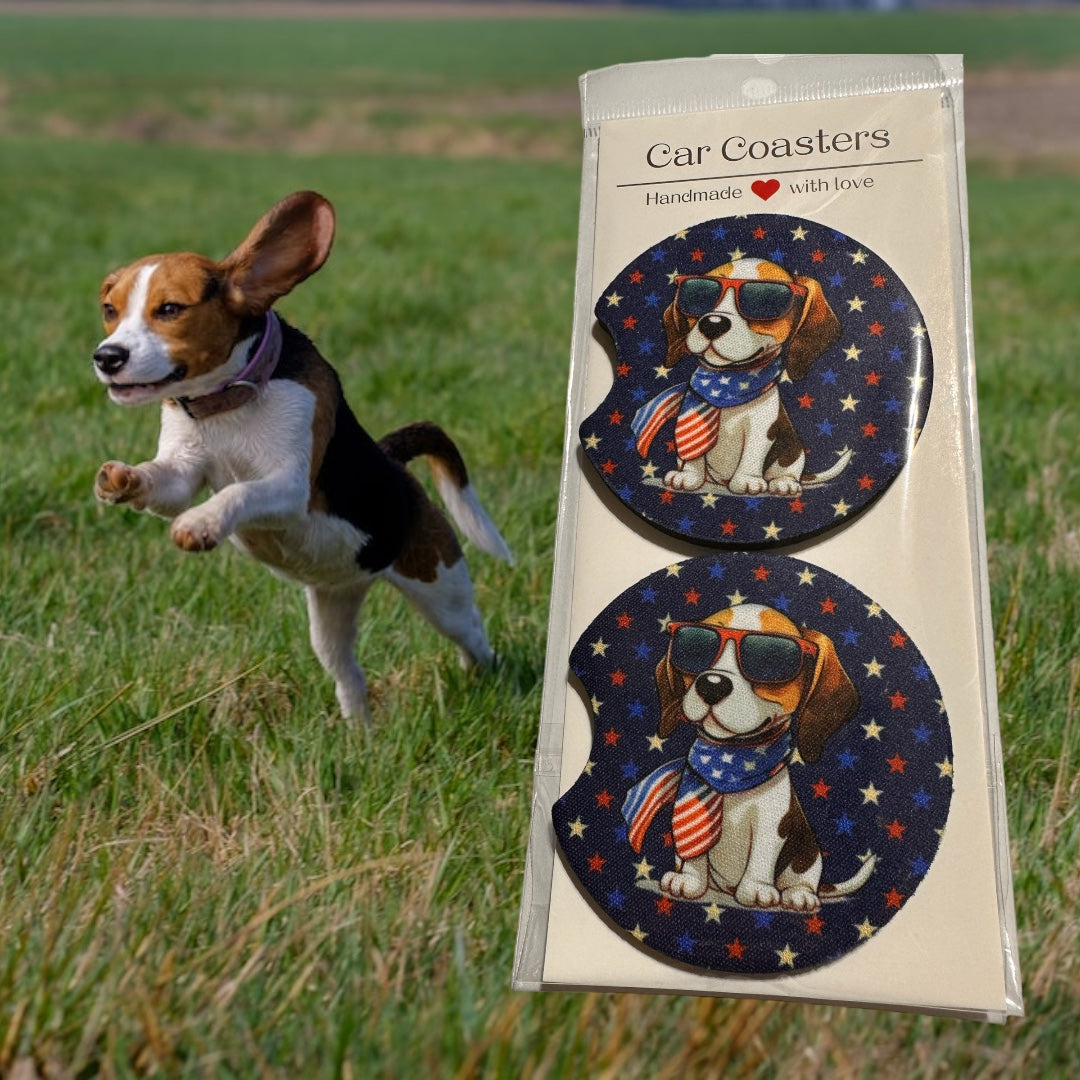 Car coaster - Beagle