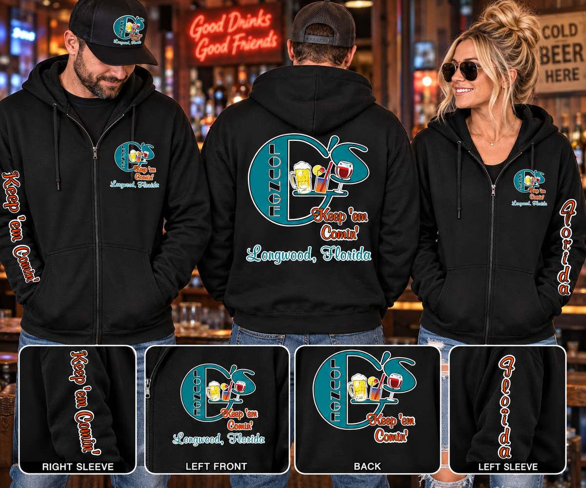 G's Lounge Zipper Hoodies