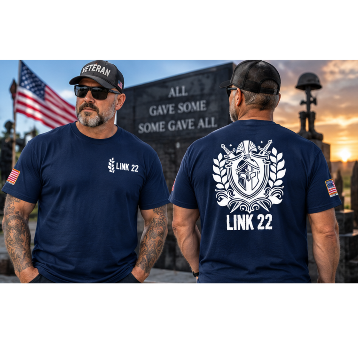 Link 22 Armed Forces T-shirt