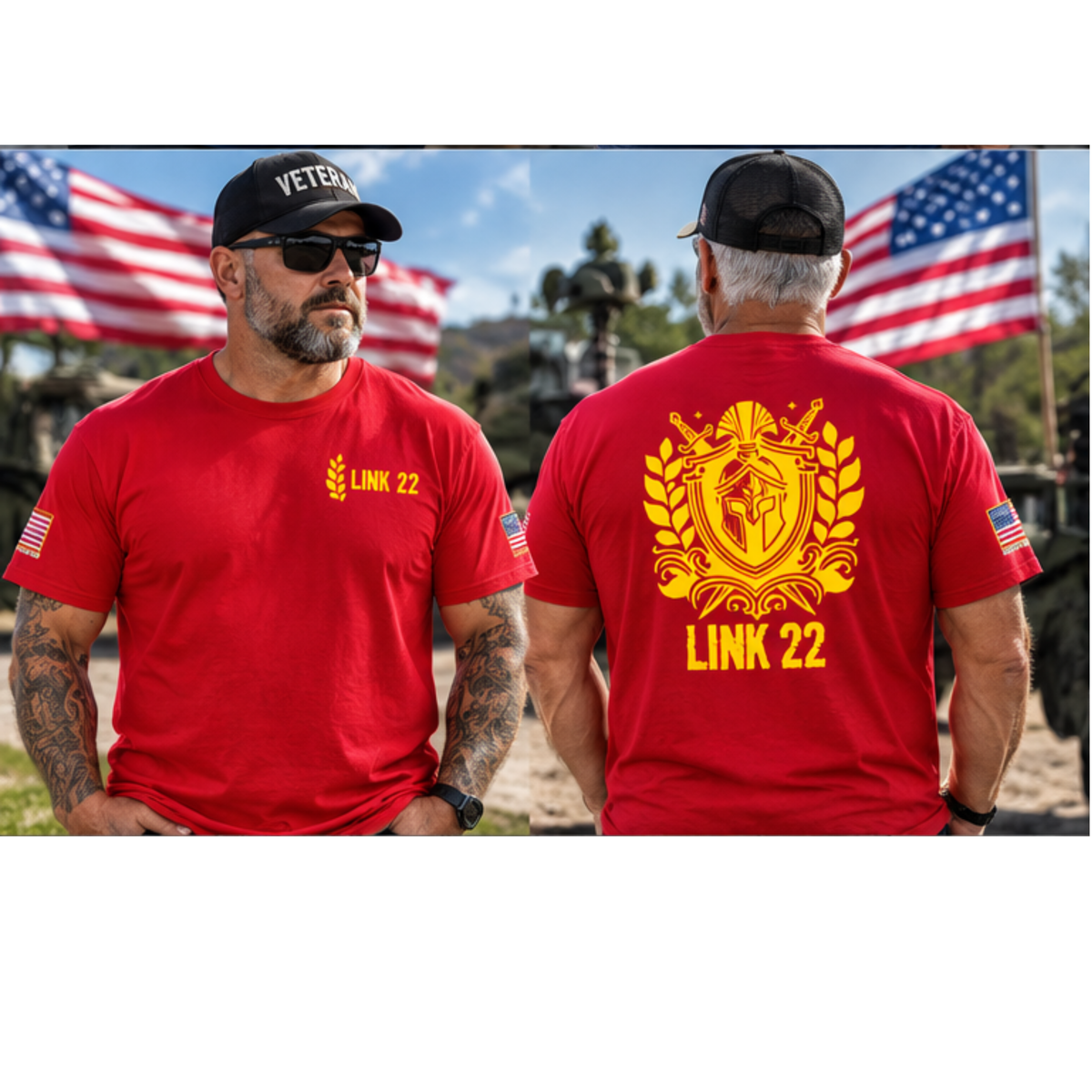 Link 22 Armed Forces T-shirt
